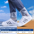 Cubierta impermeable para zapatos contra la lluvia, cubiertas antideslizantes reutilizables para botas de senderismo y ciclismo, protectores para zapatos, cubierta para botas de arena húmeda para lluvia y nieve