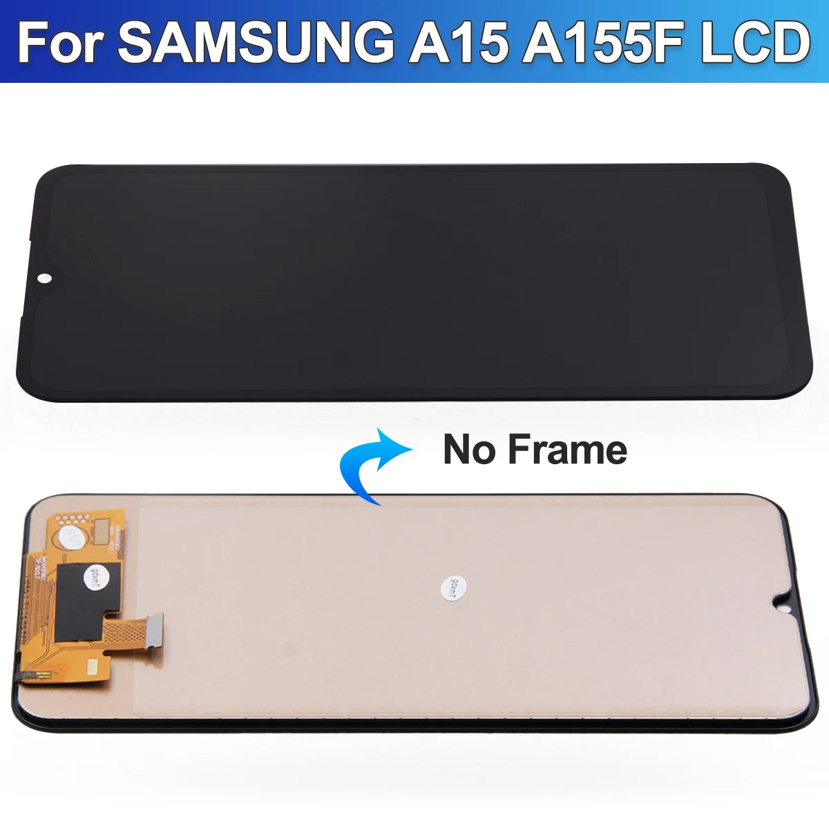 Pantalla A15 para Samsung A15 A155F A155M pantalla LCD MONTAJE DE digitalizador con pantalla táctil para Samsung A15 A156B A156E pantalla de visualización