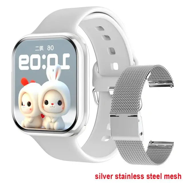 Nuevo reloj inteligente serie X para hombre y mujer, con monitor de presión arterial, llamadas por Bluetooth, NFC, monitorización del sueño, carga inalámbrica, reloj deportivo compatible con IOS y Android.