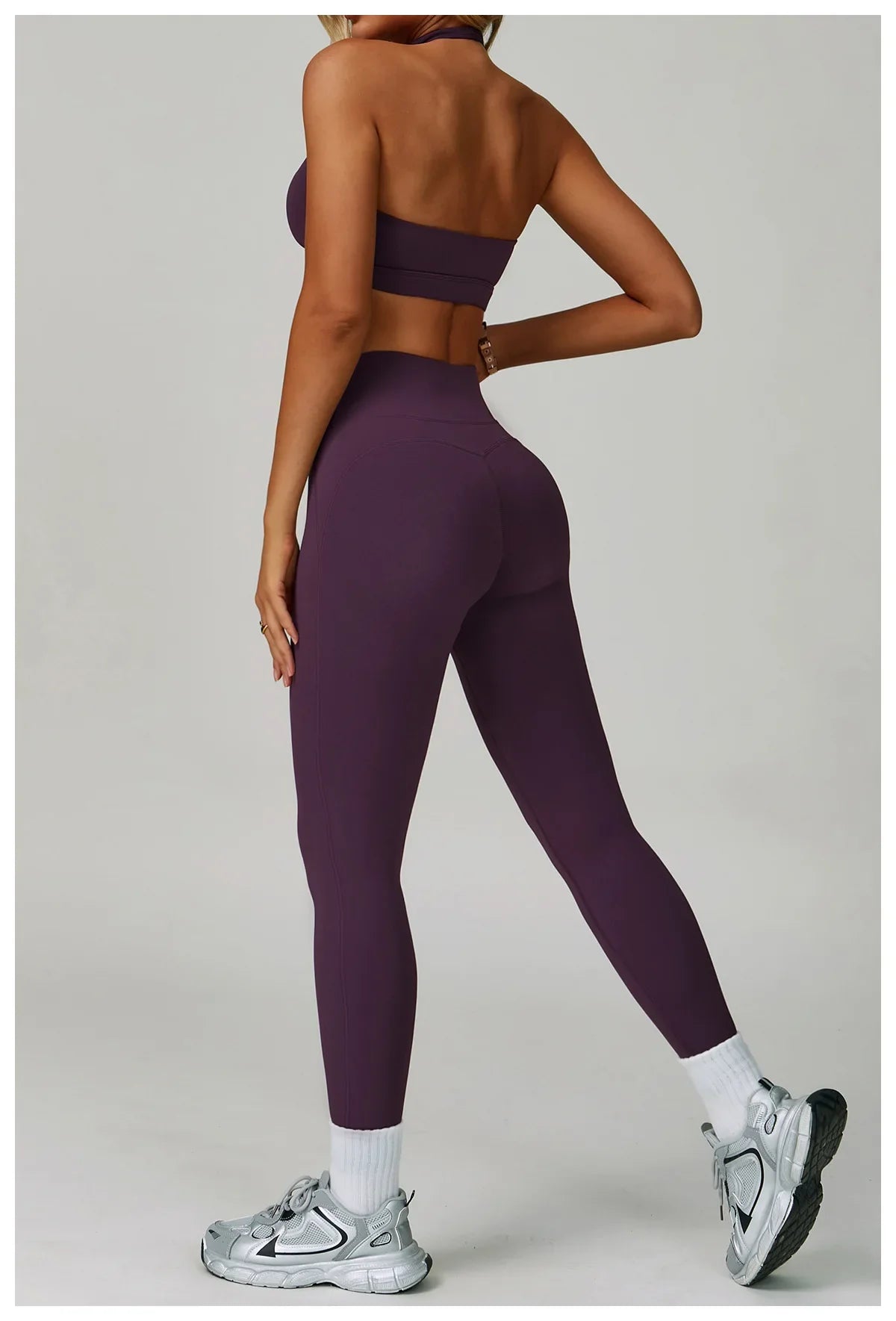 Conjuntos de 2 uds de chándal para mujer, ropa deportiva, conjuntos de Yoga, ropa deportiva, sujetador de entrenamiento, conjunto de mallas de cintura alta, ropa de gimnasio, trajes deportivos