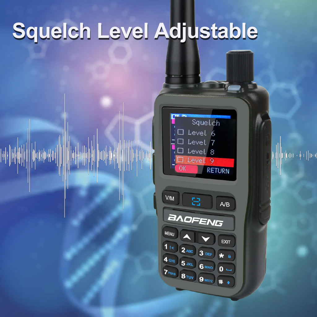 2 unids/pack Baofeng UV-5R Mini doble banda Dual PTT Walkie Talkie 5RMINI banda aérea Rx 5W compacto VOX FM Radio aficionado carga tipo C
