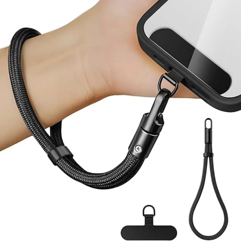 Correa Universal para Teléfono con Clip Mejorado Anti-Caída 360 °   Correa ajustable giratoria para el cuello/cruzada para todas las fundas de teléfono