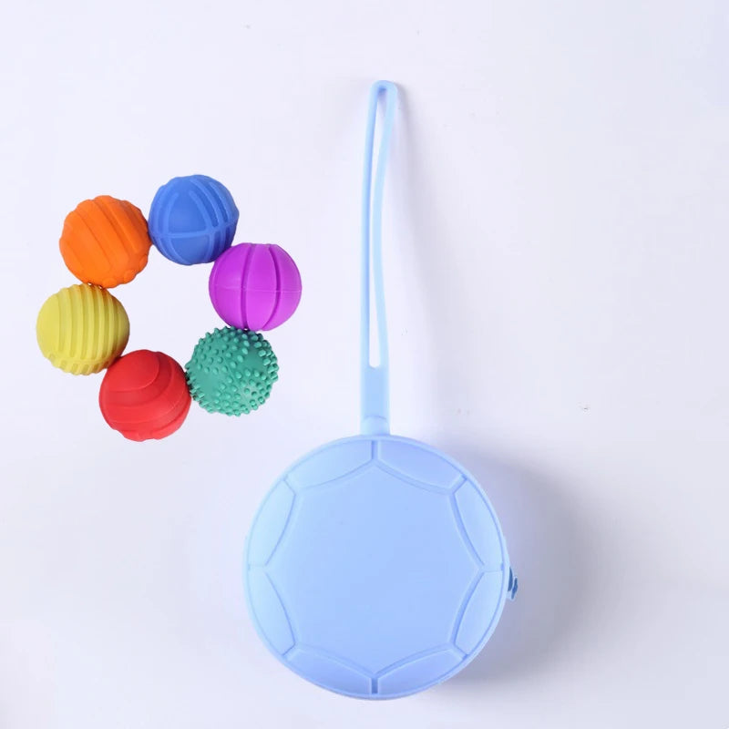 Bola magnética para aliviar el estrés, bola de silicona educativa sensorial para aliviar el estrés, bola texturizada para TDAH