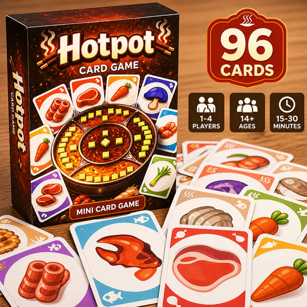 Juego de cartas estilo Hotpot de Palia, juego de colección para fiestas, juego de estrategia y emparejamiento, crea tres conjuntos de tres cartas, divertido.