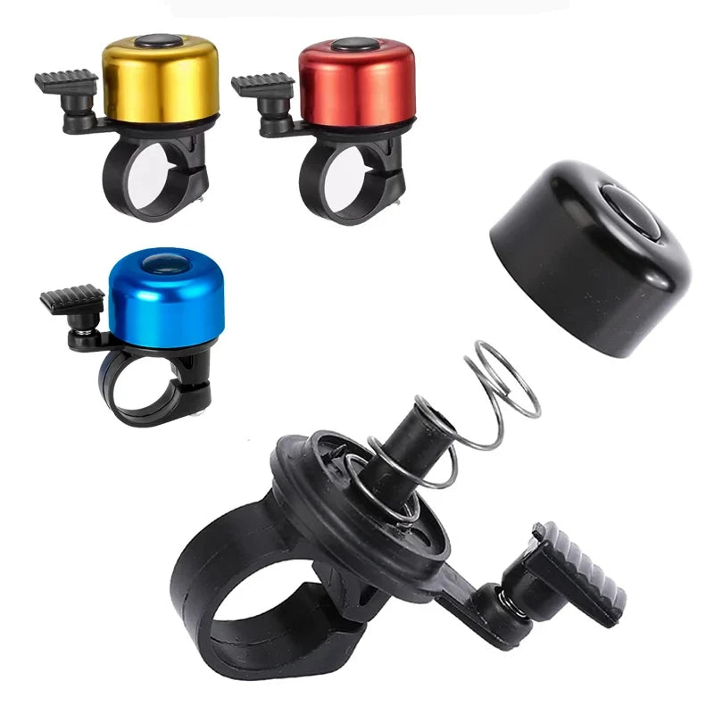 Timbre de bicicleta de aleación de aluminio, anillo de bocina de montaña, alarma de sonido de seguridad, manillar, alarma de advertencia de ciclismo, accesorios para bicicleta para niños