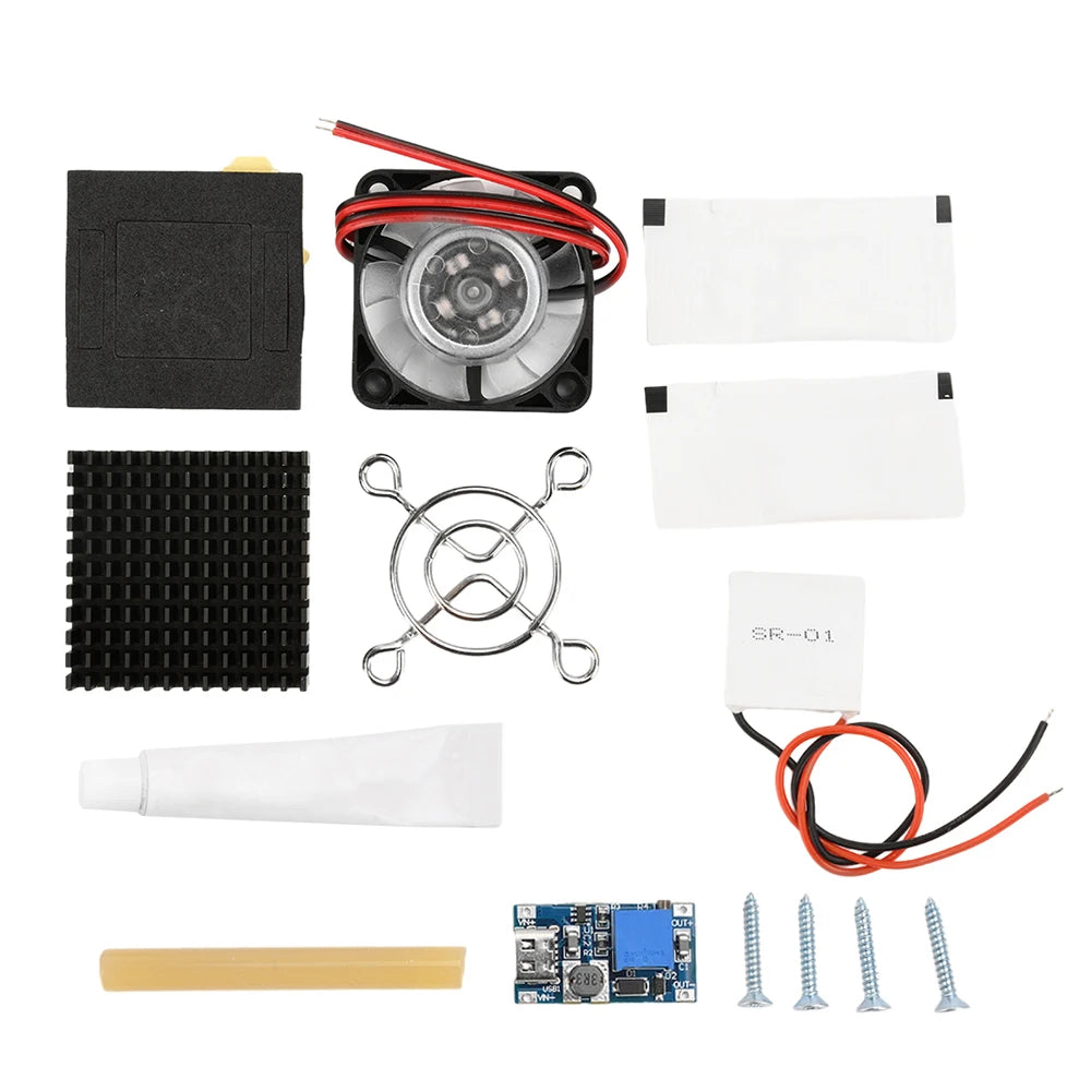SR-01 5V DIY enfriador de radiador de teléfono móvil placa de refrigeración Semiconductor tableta silenciosa artefacto de disipación de calor de ordenador
