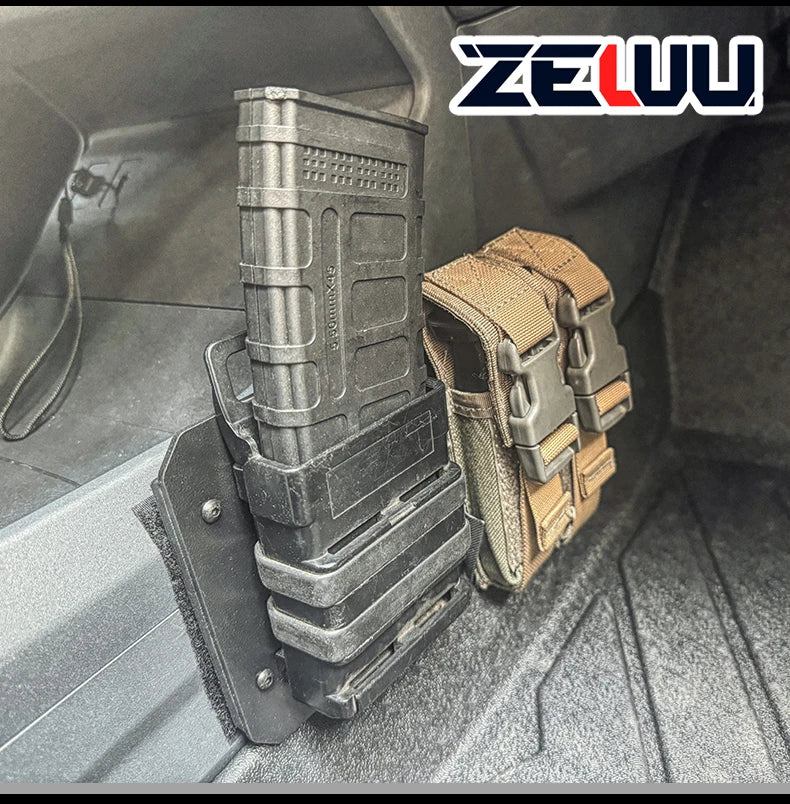 Panel Molle Portátil para Almacenamiento Modular, Organizador de Vehículos, Consola Central, Almacenamiento en el Guantera, Plástico ABS, Accesorios Interiores para Automóviles