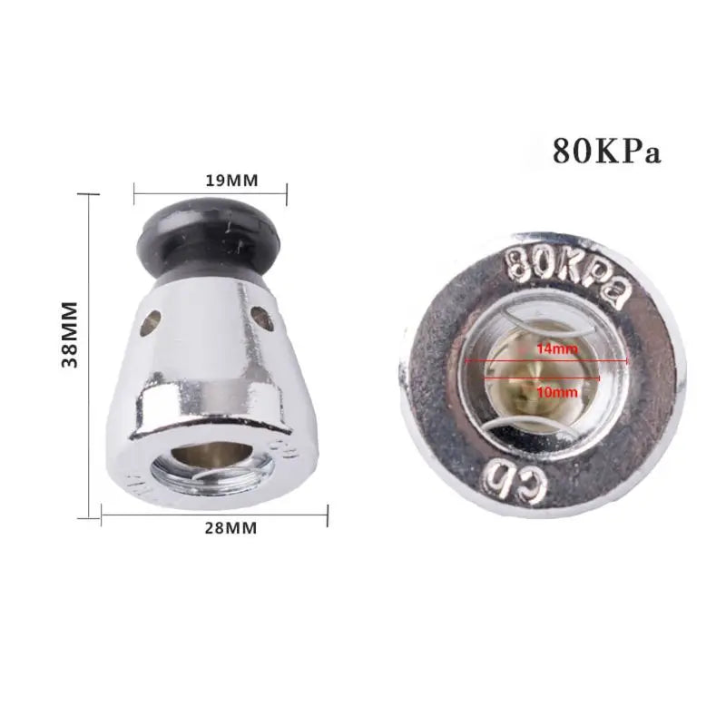 Reemplazo de válvula de seguridad de flotador Universal para cocinas a presión, 80kPa, 1,5 pulgadas, A0NC