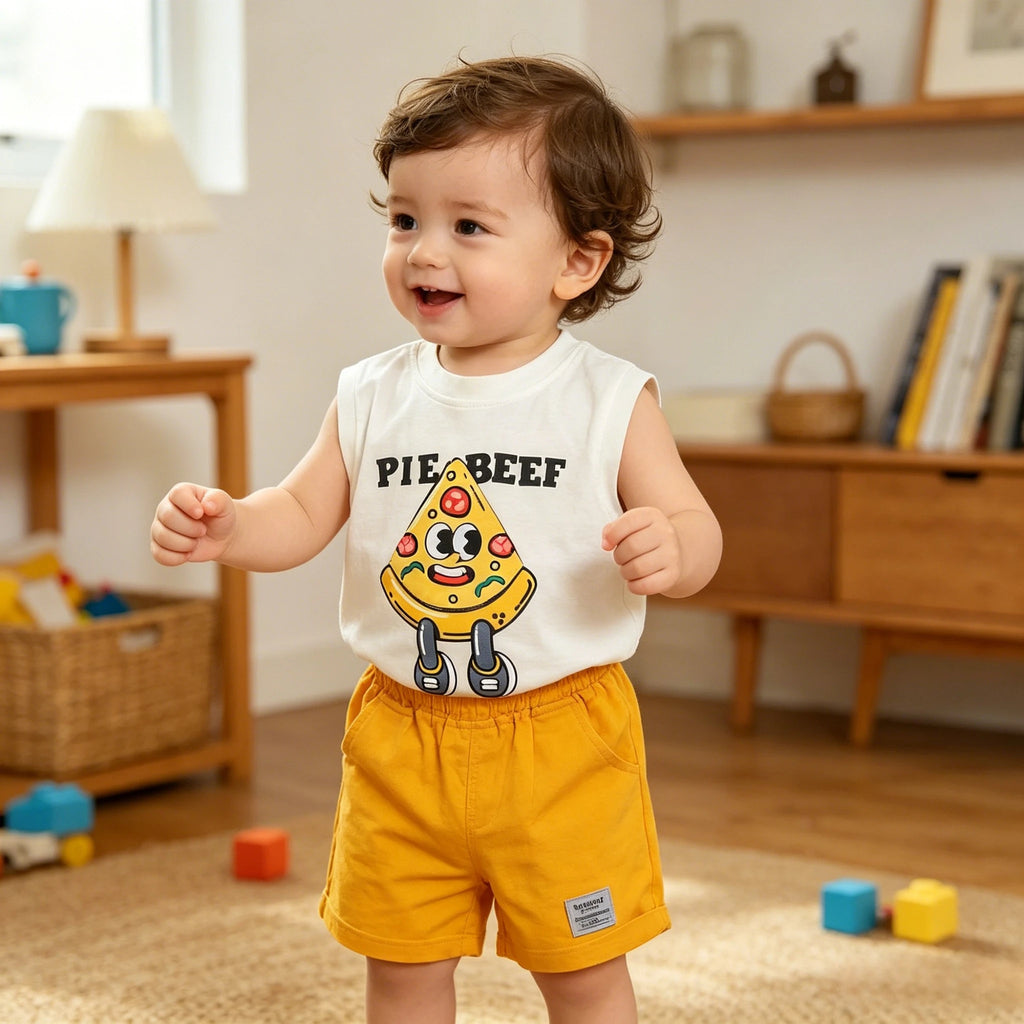 Conjunto de Chaleco sin Mangas para Bebé, Nueva Llegada de Verano