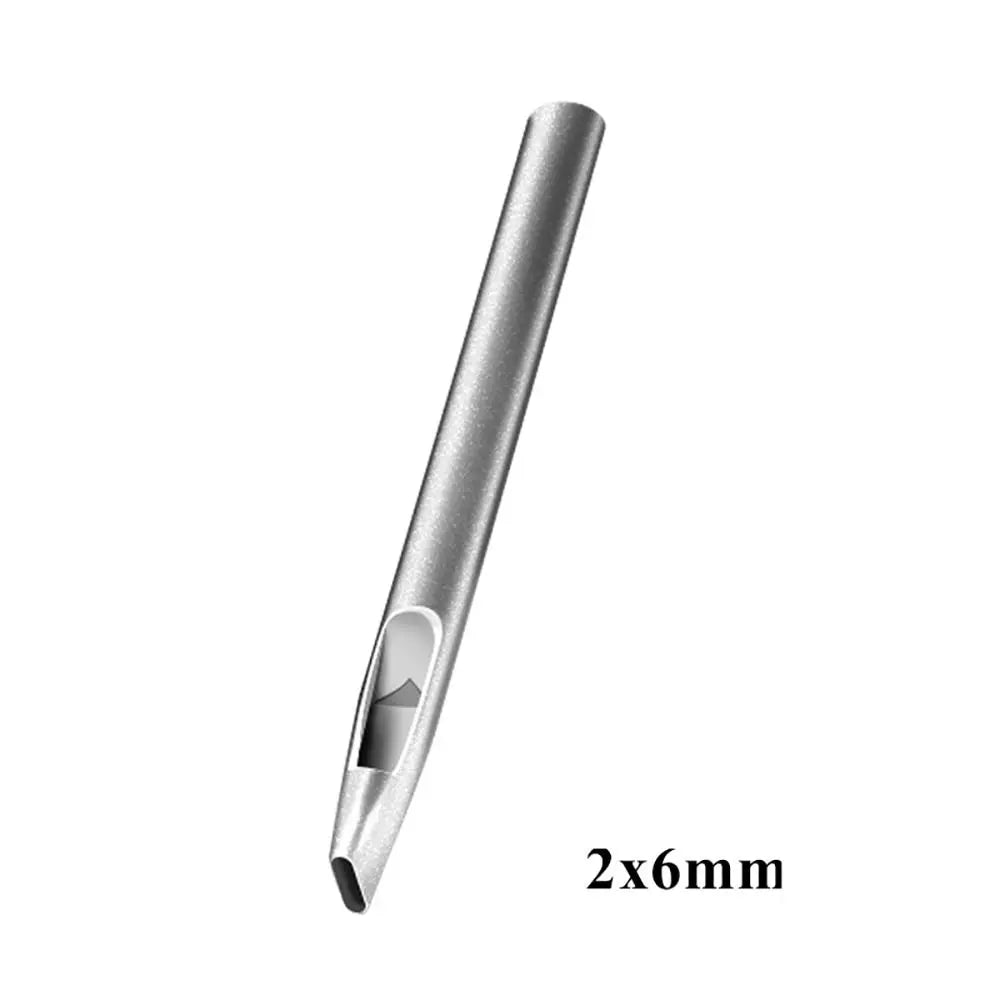 1 ud. Nuevo perforador de cuero para cinturones, herramienta DIY, perforador de agujeros huecos, ovalados, elípticos, de acero para manualidades