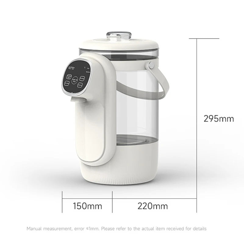 Hervidor eléctrico de 3,5 l, olla eléctrica automática para mantener el calor, ajuste de temperatura de 12 niveles, dispensador de agua multifunción