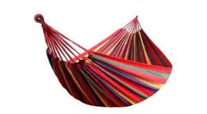 Hamaca de lona para exteriores, hamaca columpio para acampar con cuerdas de árbol, soporte de carga hasta perfecto para jardín, Patio trasero, 1 ud.