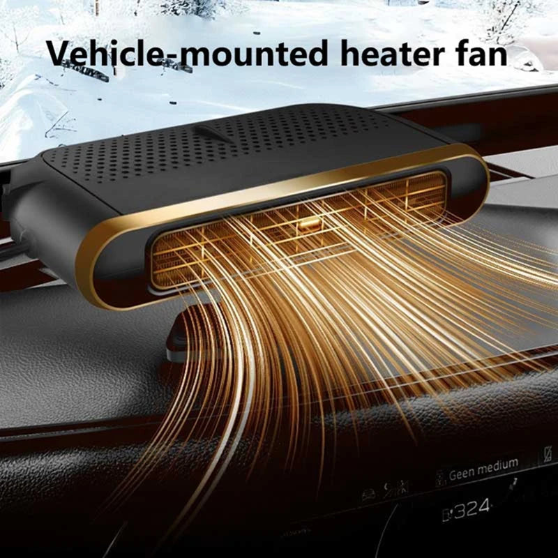 Calentador de aire para coche eléctrico de 200W, ventilador enfriador de aire portátil de 12V, descongelador, ventilador de calefacción, secador, accesorios desempañantes para parabrisas 2026