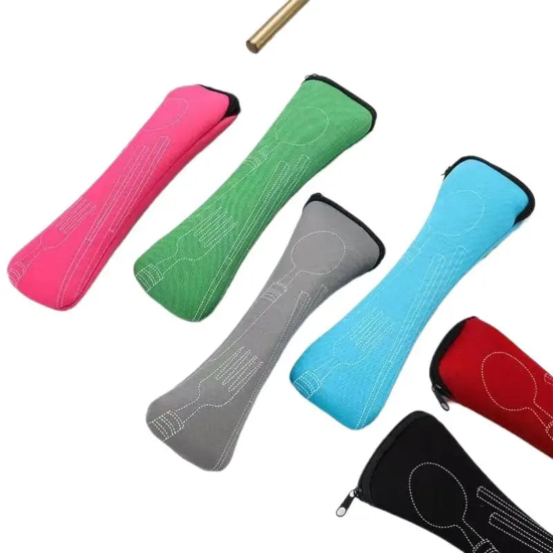 Bolsa para Cubiertos, Juego de Cubiertos Portátil para Viajes, Picnic, Embalaje de Tenedor, Bolsas de Almacenamiento para Cocina, Camping y Hogar (solo Bolsa)