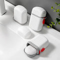 Jabonera con Tapa Hermética, Caja de Almacenamiento Impermeable para Viajes, Hogar, Baño, Jabonera para Exteriores, Organizador de Jabón