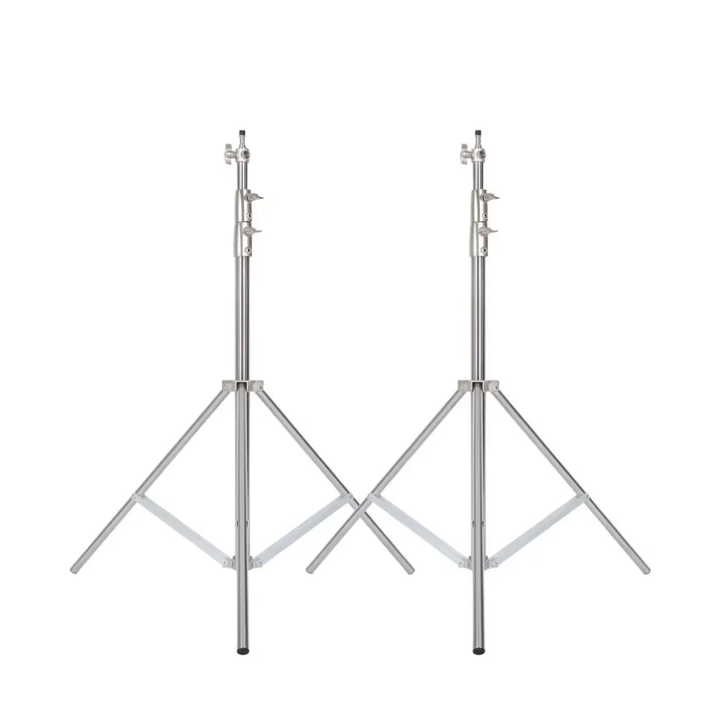 Trípode de 2,9 M, trípode grande súper estable, soporte de luz plegable, marco de elevación, ruedas, Softbox de fotografía, estudio fotográfico de acero inoxidable
