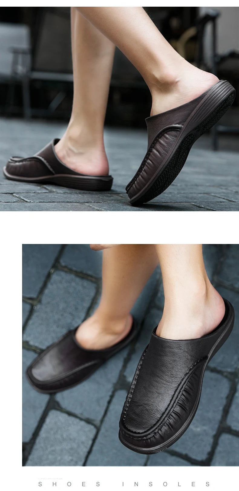 2023 Hotsale hombres zapatos EVA Slip On zapatos casuales para caminar hombres medias zapatillas cómodas zapatillas suaves tamaño 40- 47