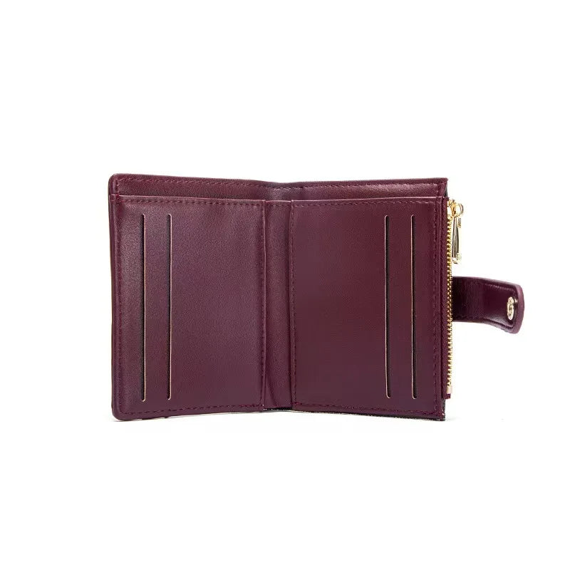 CHCH-funda para tarjetas de diseño cuadrado Retro clásico, marca de lujo, botón de moda, Clip plegable clásico para dinero, compacto, ligero, de lujo