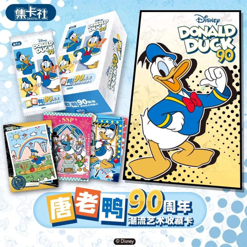 Card.Fun - Tarjeta Original de Disney del Pato Donald, Serie del 90 Aniversario, Tarjeta de Dibujos Animados, Edición Limitada Clásica, Tarjetas Coleccionables