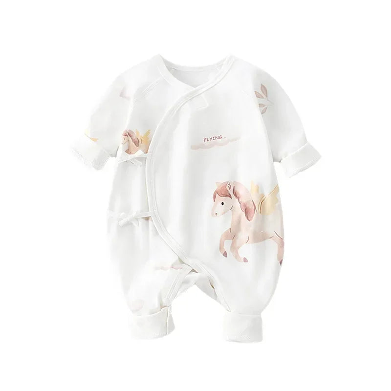 Ropa de otoño para niños recién nacidos, pelele sin hueso de algodón orgánico, ropa para gatear, mono de primavera y mono de una pieza para bebé