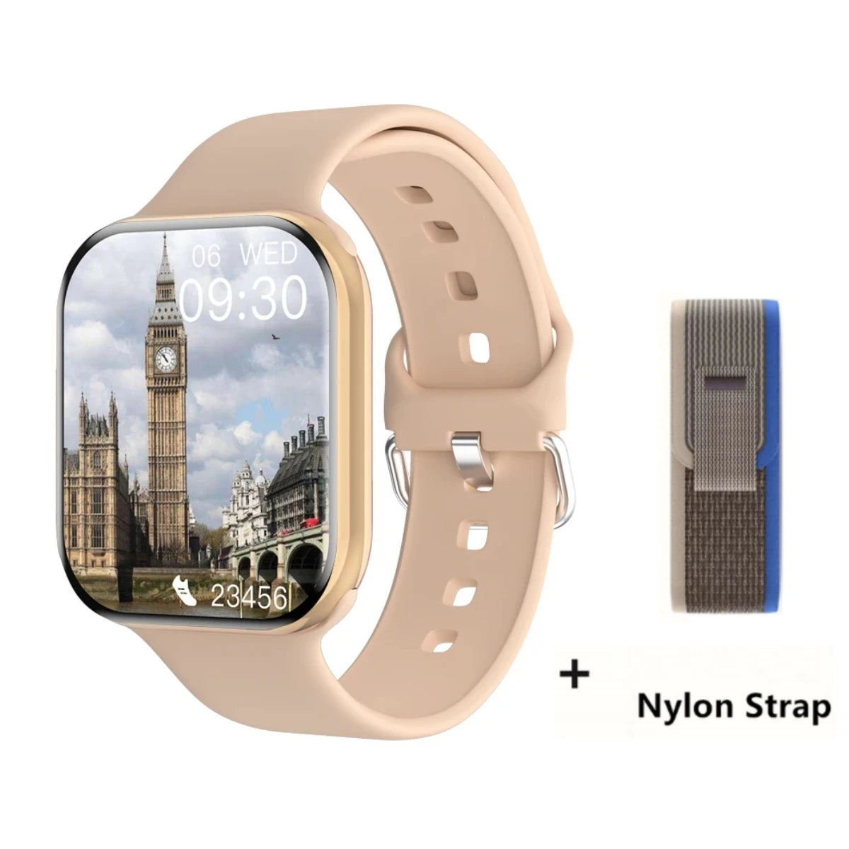Nuevo reloj inteligente serie X para hombre y mujer, con monitor de presión arterial, llamadas por Bluetooth, NFC, monitorización del sueño, carga inalámbrica, reloj deportivo compatible con IOS y Android.