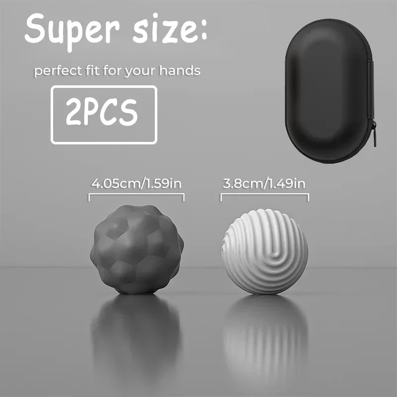 Bolas magnéticas de silicona para Fidget, bolas magnéticas de silicona extragrandes, 2 uds., 40,5mm, juguetes sensoriales para aliviar el estrés, autismo, TDAH, ansiedad