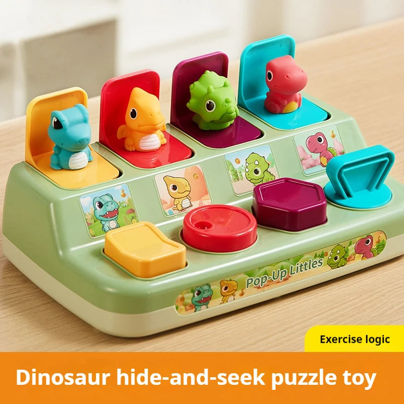 Juguete emergente de actividad interactiva para bebés, juguete con causa y efecto, juegos de desarrollo para bebés, juguetes educativos de aprendizaje Montessori
