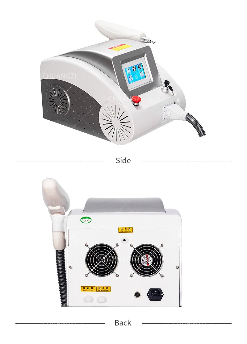 Máquina de Belleza Láser Más Vendida, Láser Portátil Q-switch ND YAG para Eliminación de Tatuajes, Eliminación de Pigmentación, Máquina de Peeling de Carbono