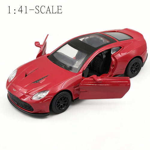 1/41 Aston Martin Vanquish coche de aleación fundido a presión y vehículos de juguete modelo de coche modelo a escala en miniatura coche de juguete para niños