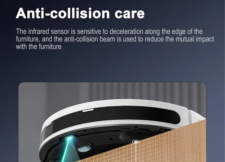 Robot Aspirador y Mopa Arnagar para Hogar Inteligente, Autovaciable, Control por APP, 12000Pa, VSLAM, 5200mAh, Bajo Ruido, para Limpieza de Alfombras