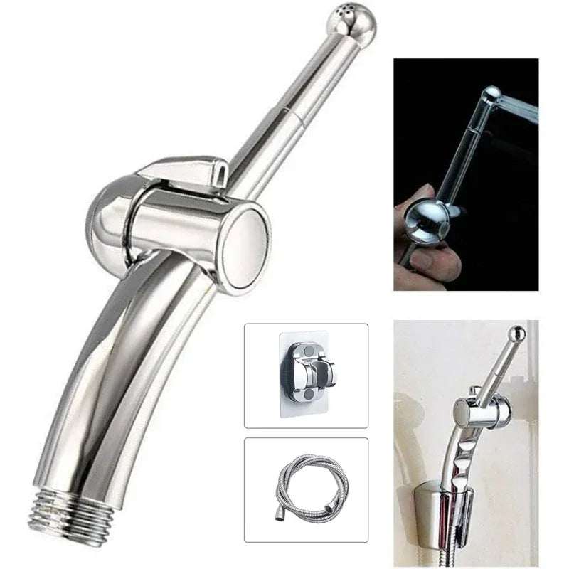 Ducha de cuerpo limpio para mujer, cabezal de pistola rociadora, lavado de Vagina, fondo de inodoro, implemento Anal y Vaginal, cabezal de ducha, juego de bidé