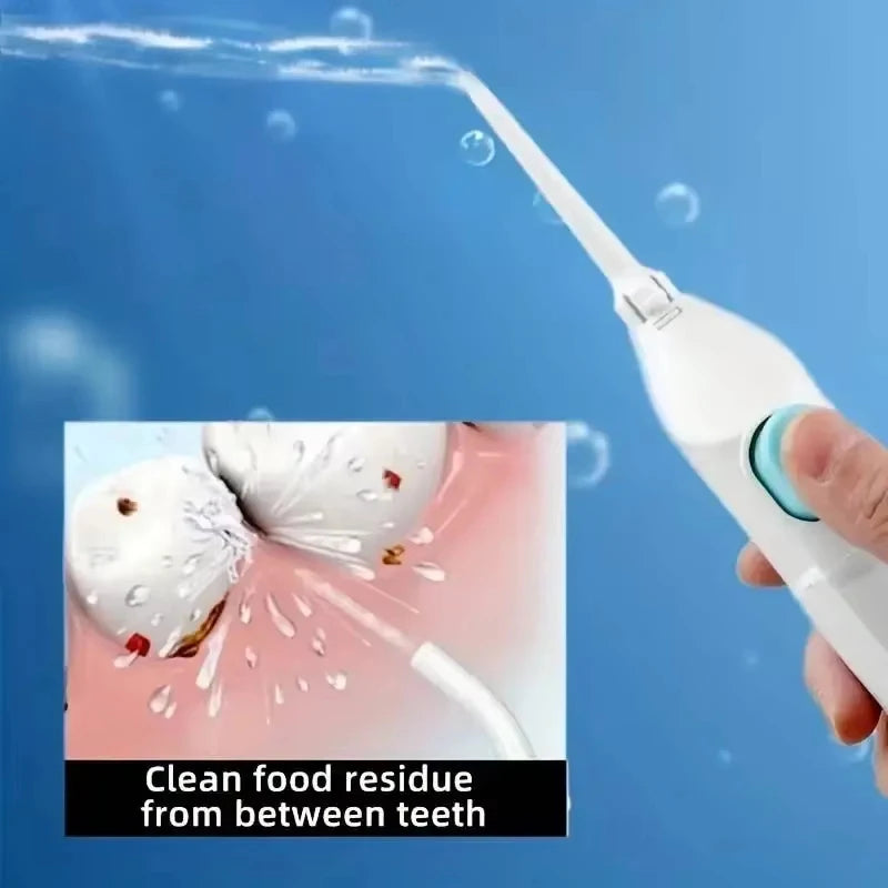 Irrigador Oral de alta presión para el hogar, irrigador portátil de agua limpia, hilo Dental Manual, palillo de dientes de agua de alta presión 2025, 2024