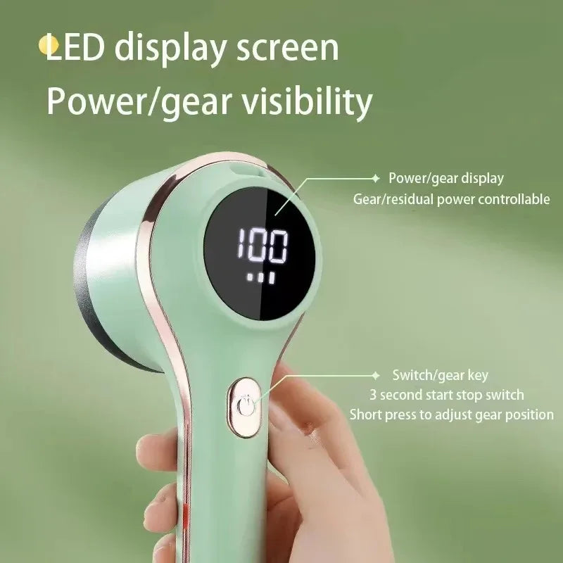Quitapelusas para ropa, recortador de bolas de pelo, pelusas, ropa, suéter, tela, afeitadora con LED, pelusa eléctrica Digital