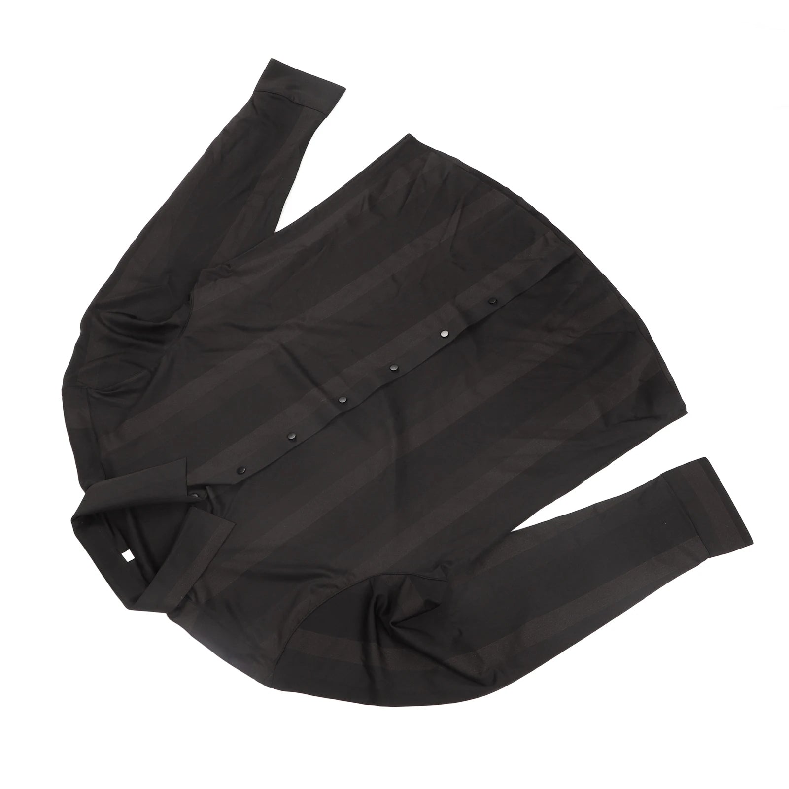 Camisa de manga larga de seda de hielo para hombre, camisa de manga larga para hombre, camisa de planchado sin rieles de alta flexibilidad, camisa de seda de hielo a rayas