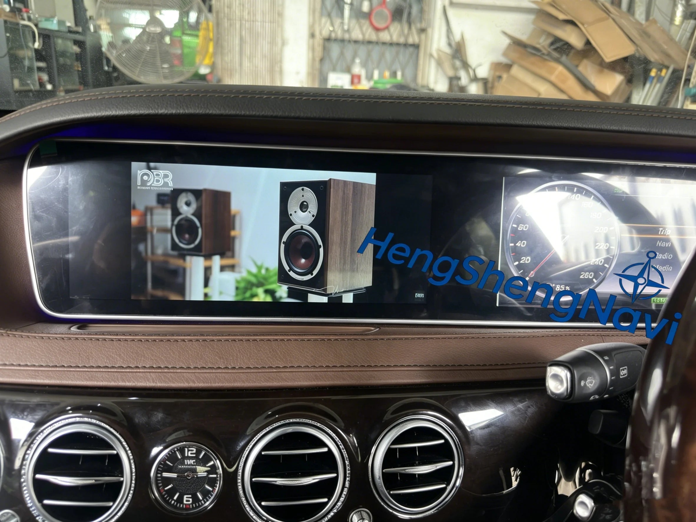 Radio para Auto Android Auto + Pantalla Digital Dual de 24.6 Pulgadas para Mercedes Benz Clase S W222 2014-2020 Reproductor Multimedia Estéreo Carplay