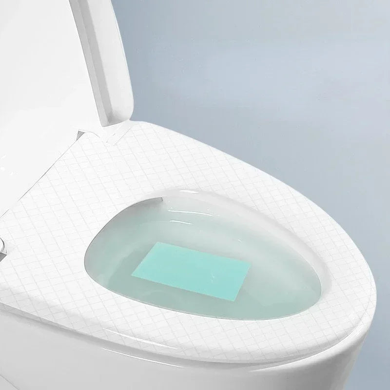 30/60 Uds hojas de limpieza de inodoro quitamanchas para el hogar limpiadores de inodoro efervescentes limpieza de suelo del baño aroma fresco