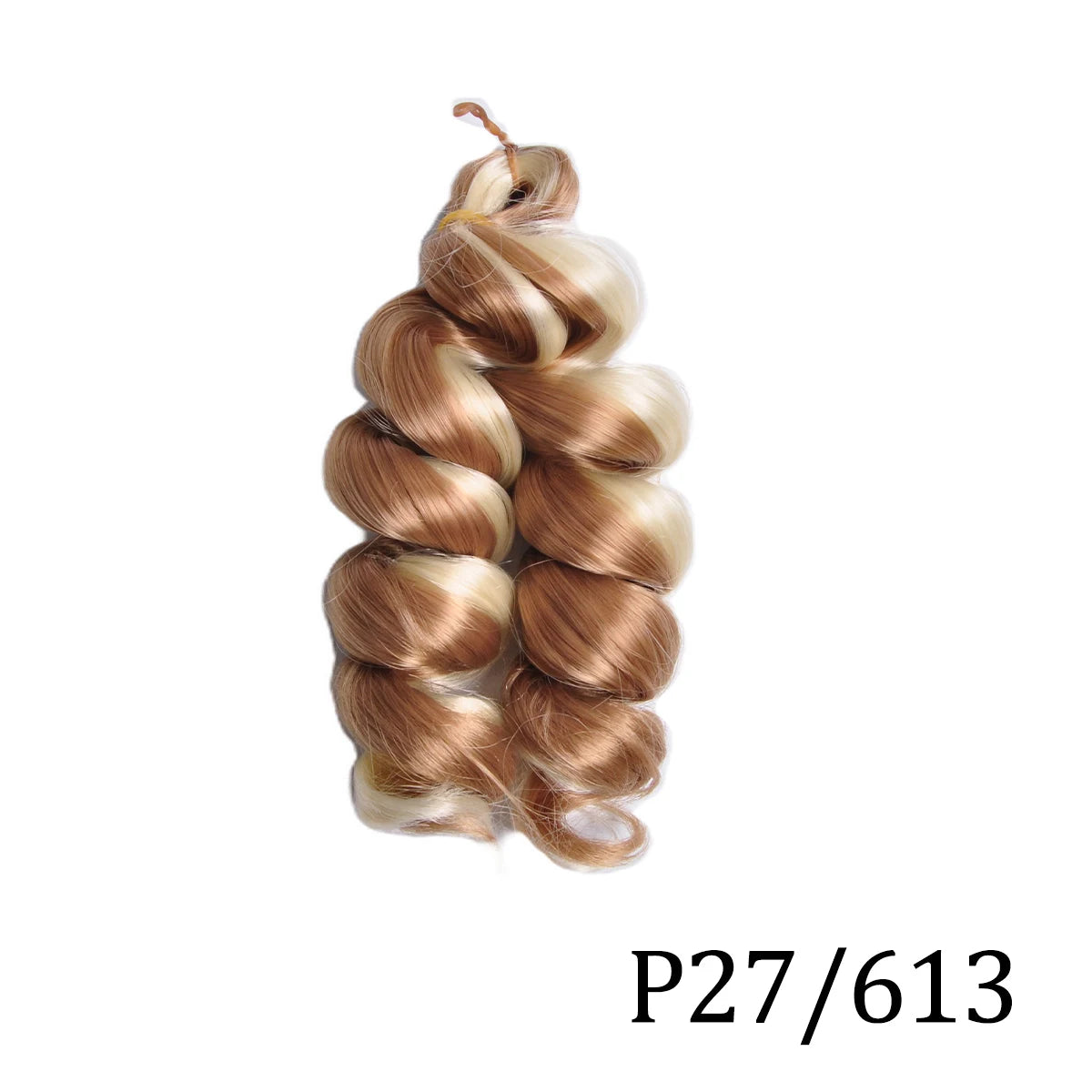 Extensiones de cabello trenzado rizado en espiral de pelo sintético de 12 pulgadas, pelo rizado rosa ombré, rizos franceses, pelo de ganchillo trenzado para mujer