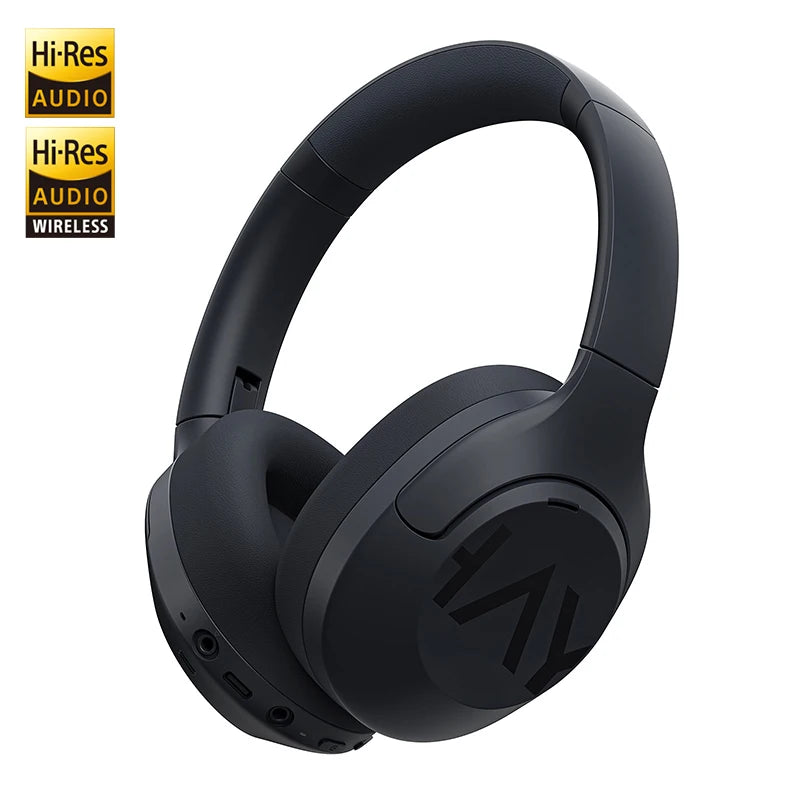 HAYLOU S30 Auriculares Inalámbricos Bluetooth 5.4 43dB Auriculares Adaptativos con Cancelación de Ruido 40mm Driver 80H Playtime