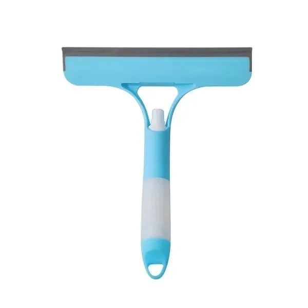 Limpiador de vidrio multifunción, cepillo de limpieza de ventanas para el hogar, pulverizador, cepillo de limpieza de jabón, cepillo de goma automotriz para el hogar