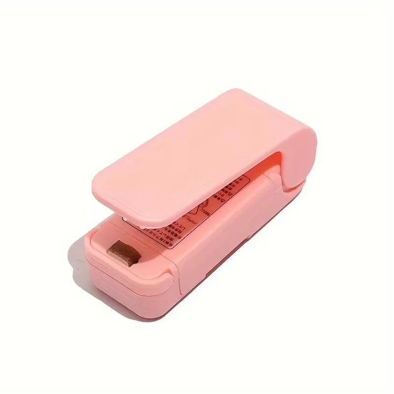 Mini máquina de sellado de bolsas de calor, sellador de paquetes, bolsas térmicas de plástico, cierre de bolsas de alimentos, sellador portátil, sellador térmico de embalaje de alimentos