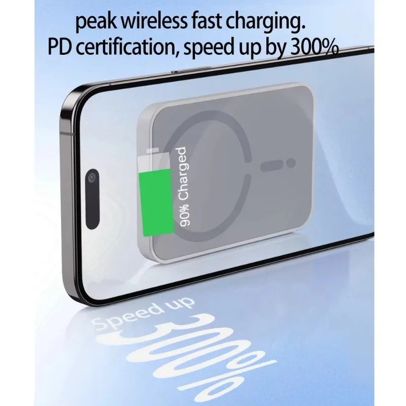 Cargador Inalámbrico Magnético para Coche, Soporte para Teléfono con Salida de Aire para iPhone 17 16 15 14 13 12 Pro Max, Estación de Carga Rápida Inalámbrica para Coche