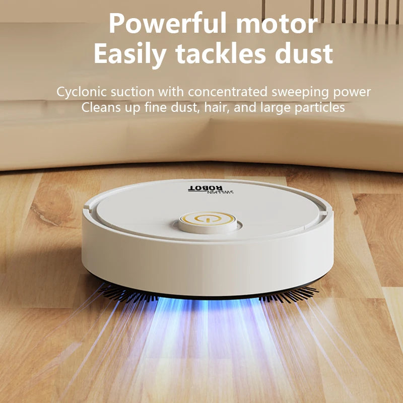 Robot aspirador de barrido inteligente 3 en 1, fregona lavable de succión fuerte de 6000pa para pelo de mascotas, suelo duro, Ideal para el hogar y la cocina