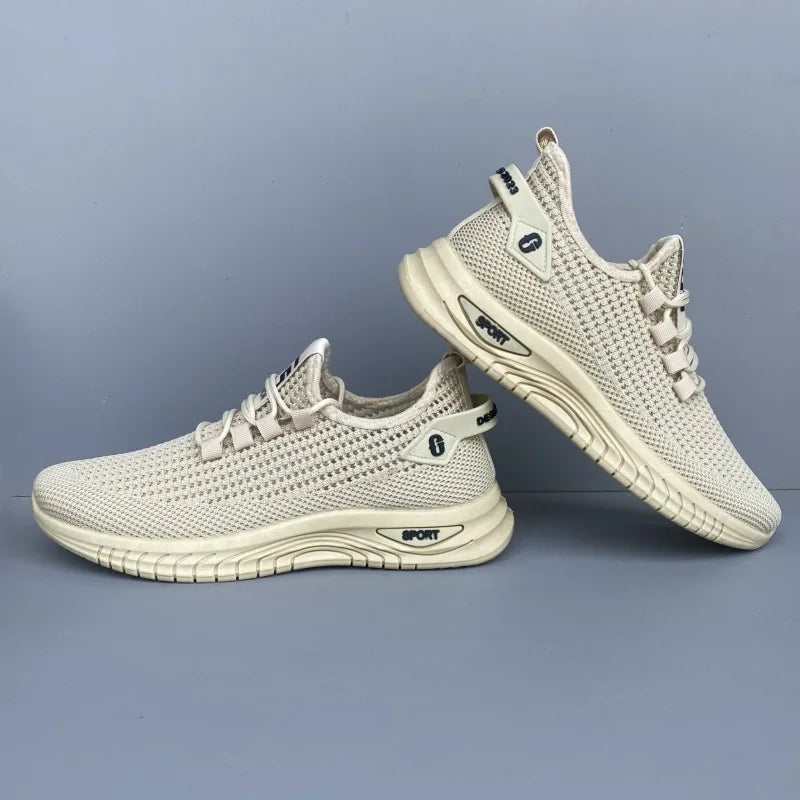 Zapatillas Deportivas Casuales Transpirables para Hombre, Primavera 2025, Nuevas con Superficie de Malla, Estilo Coco, para Deportes al Aire Libre, Ligeras y Cómodas