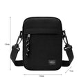 Bolso cruzado pequeño Oxford para hombre, bolso de hombro informal, billetera para teléfono móvil, ligero, Simple, compacto, adecuado para llevar diario