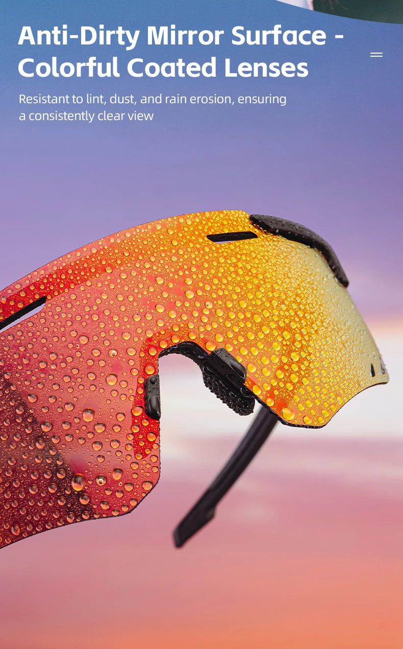 ROCKBROS-gafas de sol polarizadas y fotocromáticas para ciclismo, lentes deportivas para bicicleta de montaña y carretera, protección UV400