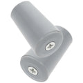 2 uds tapones para persianas accesorios piezas de persiana enrollable limitador de fijación Vertical sujetadores de ventana gris tamaño adecuado la mayoría de los persianas