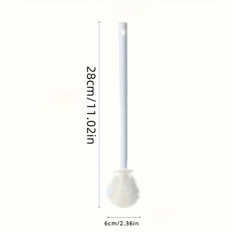 Cepillo de silicona de limpieza integral plegable de 360 grados con diseño de mango largo, reutilizable para botellas y tazas