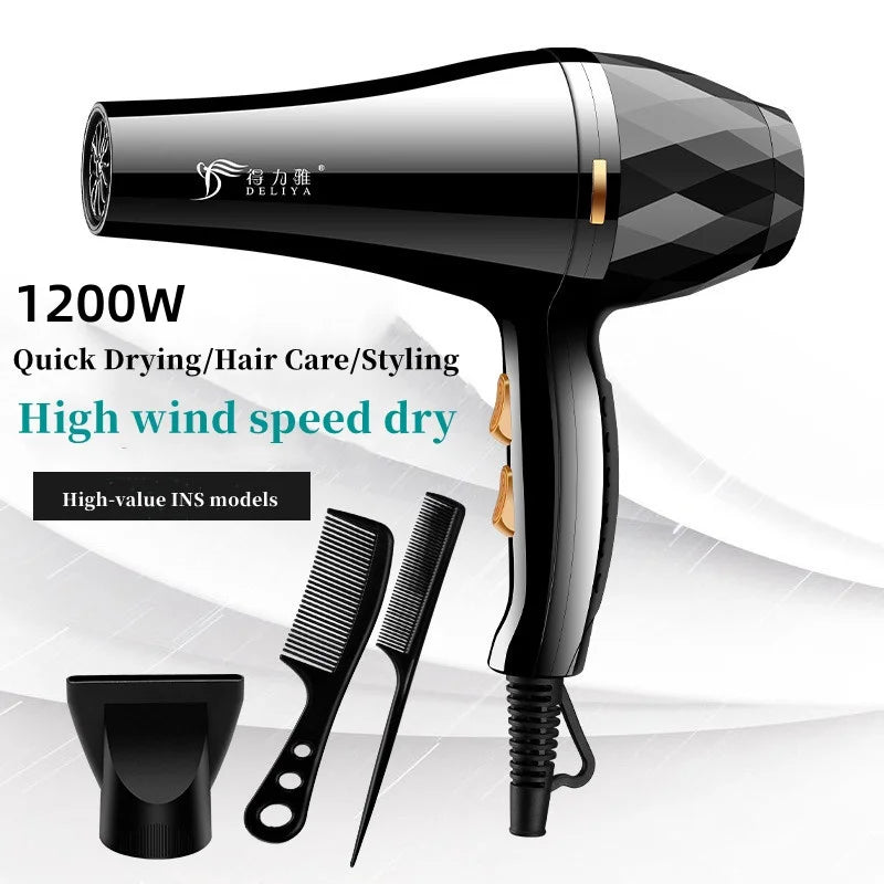 Nuevo secador de pelo de alta potencia con temperatura constante fría y caliente, secado rápido, para uso doméstico y profesional en salones de belleza.