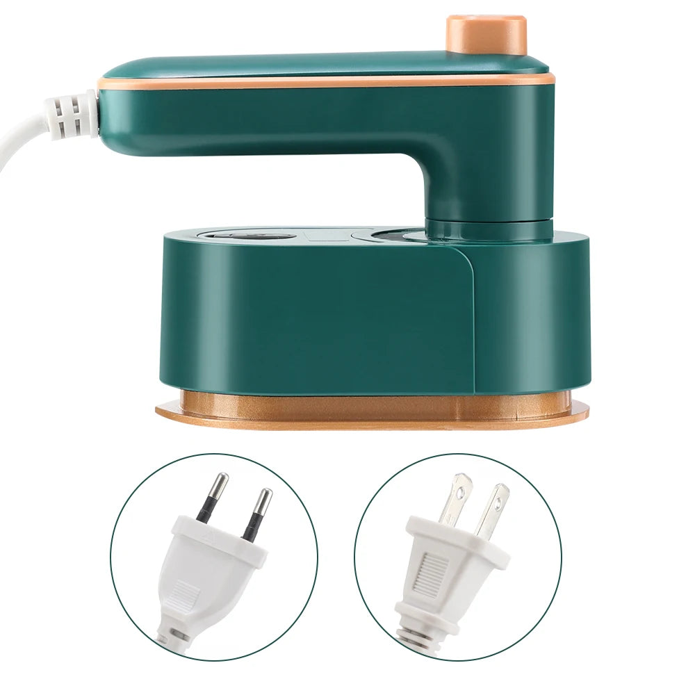Mini máquina de planchar de mano, máquina de planchar rotativa portátil, plancha de vapor húmeda y seca para el hogar y viajar, plancha de vapor