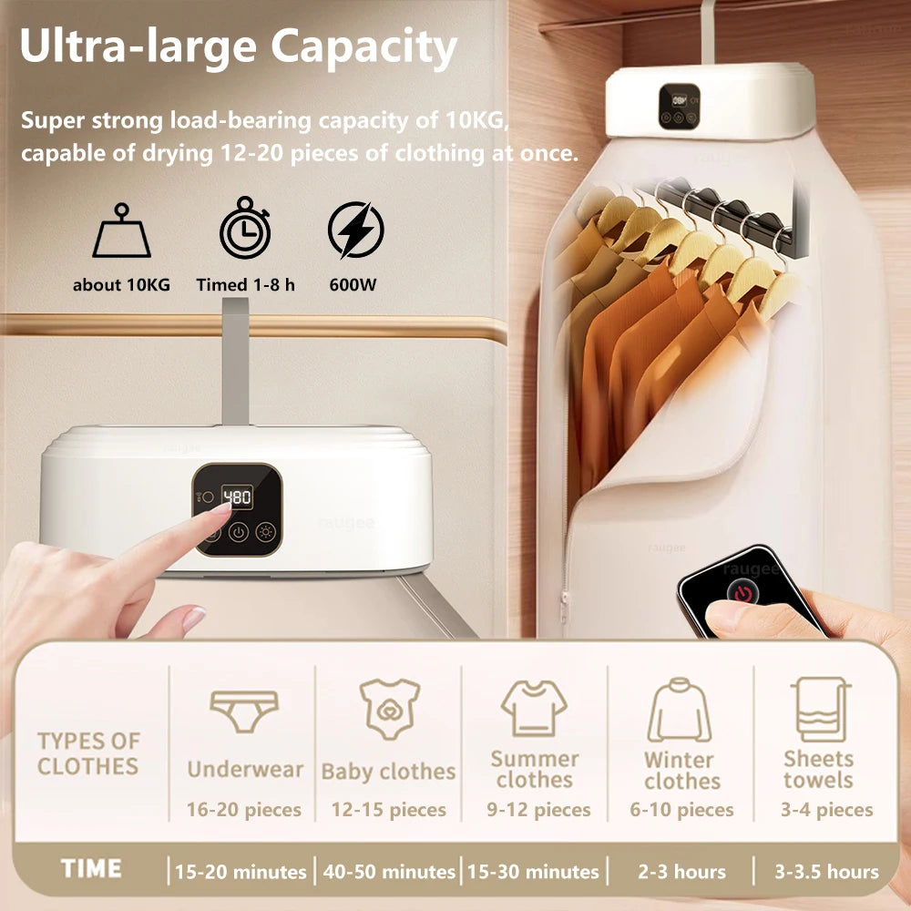 Secador de ropa portátil, secador de ropa eléctrico plegable, secador de ropa plegable, esterilización UV, secador de ropa portátil eléctrico